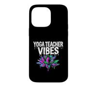 Yoga Teacher Vibes Dripping Lotus Flower Aesthetic Coque pour iPhone 14 Pro Max