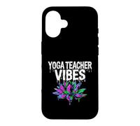 Yoga Teacher Vibes Dripping Lotus Flower Aesthetic Coque pour iPhone 16