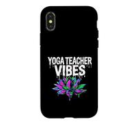 Yoga Teacher Vibes Dripping Lotus Flower Aesthetic Coque pour iPhone X/XS