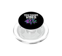 Yoga Teacher Vibes Dripping Lotus Flower Aesthetic PopSockets PopGrip pour MagSafe
