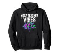 Yoga Teacher Vibes Dripping Lotus Flower Aesthetic Sweat à Capuche