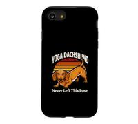 Yoga Teckel Never Left This Pose Retro Coque pour iPhone SE (2020) / 7/8