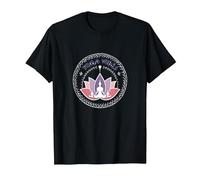 Yoga Vibes : Logo de méditation Zen Lotus pour Le Bien-être T-Shirt, Homme, Noir, S