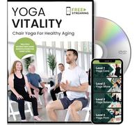 Yoga Vitality - Chair Yoga For Seniors, Older Adults, and Absolute Beginners | Made For Healthy Aging, Improved