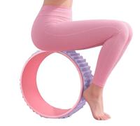 Yoga Wheel, Back Training Roller, Deep Tissue Massage Equipment, Pilates Stretching Tool, Balance and Flexibility Aid, Home Gym Exercise Gear, Workout Accessory, Core Strength Enhancer 12.6x5.12 Inch