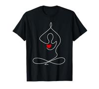Yoga Workout Namaste Minimaliste Yoga Position Méditation T-Shirt