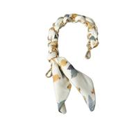 YoGaes Chaine pour Sac A Main Mode Printemps été Femme Sac à Main Accessoire Partie chaînes détachable Remplacement Floral Soie Coton Foulard Sangle Femmes chaîne Chaine Sac A Main (Color : 4)
