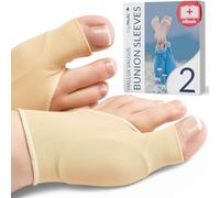 YOGAMEDIC Chaussettes Hallux Valgus - Coussinet pour gros orteil et orteils avant - Correction et protection des orteils en marteau, 1 paire pour chaussures et sandales Femmes hommes, taille L/XL