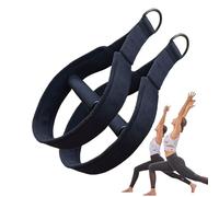 YogaStraps 2 Sangles réglables avec anneau en D pour pilates et exercices de yoga