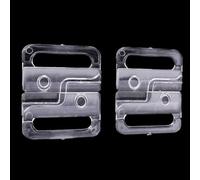 YOGAY 10 pièces 14mm Bikini Clip Crochet Snap fermoirs en Plastique Soutien-Gorge Attaches Sangle Lingerie Fournitures pour Coudre vêtements Swinwear Accessoires