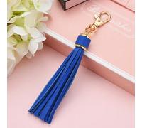 YOGAYE Porte-clés à Pampilles en Cuir PU, 5 pièces, Long, Anneau, Accessoires à Franges, Bricolage, décoration, Sac à Rideau, Accessoires de Couture