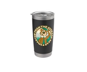 Yogi Bear Vintage Smarter Than Average Gobelet isotherme en acier inoxydable double paroi
