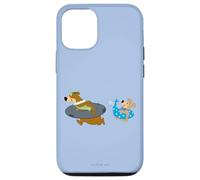Yogi Bear Yogi and Boo Boo Going Swimming Coque pour iPhone 12/12 Pro