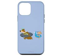 Yogi Bear Yogi and Boo Boo Going Swimming Coque pour iPhone 12 Mini