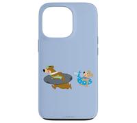Yogi Bear Yogi and Boo Boo Going Swimming Coque pour iPhone 13 Pro