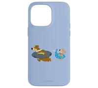 Yogi Bear Yogi and Boo Boo Going Swimming Coque pour iPhone 14 Pro Max
