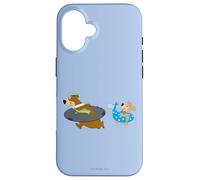 Yogi Bear Yogi and Boo Boo Going Swimming Coque pour iPhone 16