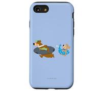Yogi Bear Yogi and Boo Boo Going Swimming Coque pour iPhone SE (2020) / 7/8