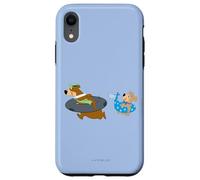 Yogi Bear Yogi and Boo Boo Going Swimming Coque pour iPhone XR