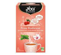Yogi Biologique Peau Radieuse, Infusion 100% Bio, 15 Sachets thermosoudés et sans agrafe, 21.6 g, 312216