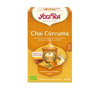 YOGI CHAI TEA CURCUMA 17 BOLSITAS COMPLEMENT BEAUTE DE LA PEAU