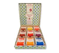 YOGI - Coffret Sélection Bio - Assortiment d’Infusions Ayurvédiques - Découverte de 9 Variétés - Coffret Cadeau Bien-Être - 45 Sachets