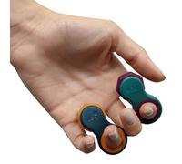 Yogi Fidget Toy, Fidget Spinners pour Adultes, soulagement de l'anxiété, Parfait pour Le ADHD, Le ADD et l'Autisme, Jouets Silencieux pour Adultes et Enfants, Cinq Tailles d'anneaux - Lot de 2
