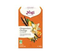 Yogi tea gingembre orange à la vanille 17 sachets