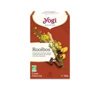 YOGI - Rooibos Bio - Infusion Épicée Naturellement Sans Caféine - Mélange de Rooibos, Cannelle & Clous de Girofle - 17 Sachets