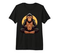 Yogi Singe T-Shirt Haut de Gamme
