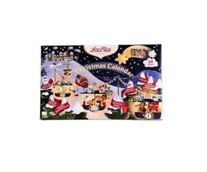 Yogi Tea Calendrier de l'Avent à déplier, tisane bio, 24 variantes de thé avec 24 sagesses, 24 sachets de thé, idéal comme cadeau sans chocolat