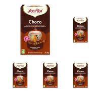 YOGI TEA Choco Bio - Cacao & Épices Chaï - Saveur Chocolatée Épicée - Bien-être & Moment Gourmand - 17 Sachets (Lot de 5)