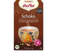 YOGI TEA Choco mélange d'épices ayurvédique, 17 sachets filtres