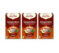 YOGI TEA, Energie du Thé Vert, Thé Bio, Mélange de Thé Vert, Guarana, Gingembre et Fleur de Sureau, 102 (6x17) Sachets de Thé