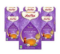 YOGI TEA, Energie Féminine, Infusion Bio, Tisane Naturellement Sans Caféine, Mélange d'Hibiscus, Racine d'Angélique et Gingembre, 102 (6x17) Sachets de Thé