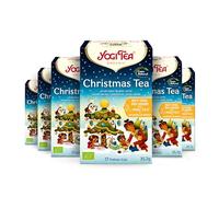 YOGI TEA Fruit rouge à la Vanille,Tisane Bio avec Baies Rouges, Fleur de Sureau, Vanille, Décaféiné, Yogi Tea paquet de 6, 6x17 sachets (102 sachets de thé)
