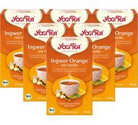 Yogi Tea Gingembre Orange avec Vanille Bouton Filtre 17X1.8 g