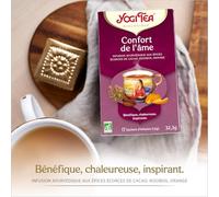 YOGI TEA, Joie de Vivre, Infusion Bio, Tisane Naturellement Sans Caféine, Mélange de Basilic, Écorce d'Orange et Chili, 102 (6x17) Sachets de Thé
