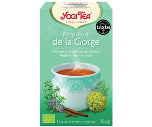 Yogi Tea Réconfort de la Gorge 17 Sachets Infusion