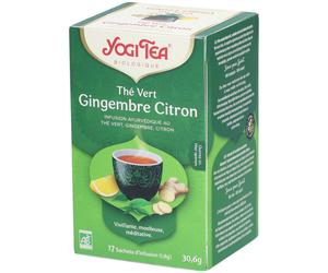 Yogi Tea Thé vert Gingembre Citron Instantané 17 pc(s)