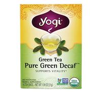 Yogi Tea, thé vert Pure Green décaféiné , 16 sachets de thé, 1,09 oz (31 g)
