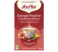 Yogi Tea Énergie Positive Canneberge Hibiscus Bio 17 sachets