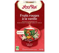 YOGI TEA-Yogi tea fruits rouges vanille bio - 17 sachets