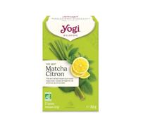 Parapharmacie en ligne > Bio & médecine naturelle > Produits de médecines naturelles Yogi Tea Thé Vert Matcha Citron Bio Sachets x 17