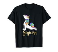 Yogicorn Licorne Yoga Entraînement Fitness Gym Cadeau T-Shirt