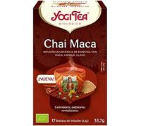 YOGITEA YOGI TEA CHAI MACA 17infusiones - mélange de plantes à infuser, se savoure nature ou avec un peu de miel et est conçu pour offrir un grand confort d’utilisation au quotidien. et devient un all