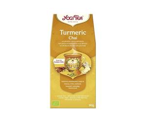 YOGITEA YOGI TEA CURCUMA CHAI 90 - se déguste chaud pour un moment de détente, mélange de plantes à infuser, poids 90 g et est conçu pour offrir un grand confort d’utilisation au quotidien. et devient