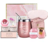 Yogopro Coffret Cadeau Femme,Idée pour Maîtresse Maman Soeur Amie Belle-Sœur:Anniversaire 30 arriver 70 ans Fête des Mères Saint-Valentin Noël Cadeau de Remerciement ou Retraite,Coffret Bien-Être
