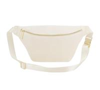 YogoRun Sac Banane, Sac à bandoulière, Sac de Stade en Nylon résistant à l'eau, Beige, Large, Tendance