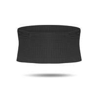 YOGOTEU Sac banane en tricot respirant dissimulé pour course à pied, sac de taille hautement extensible et respirant pour la randonnée des chiens